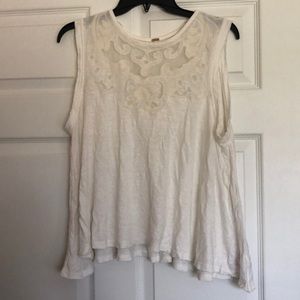Ivory free people tank